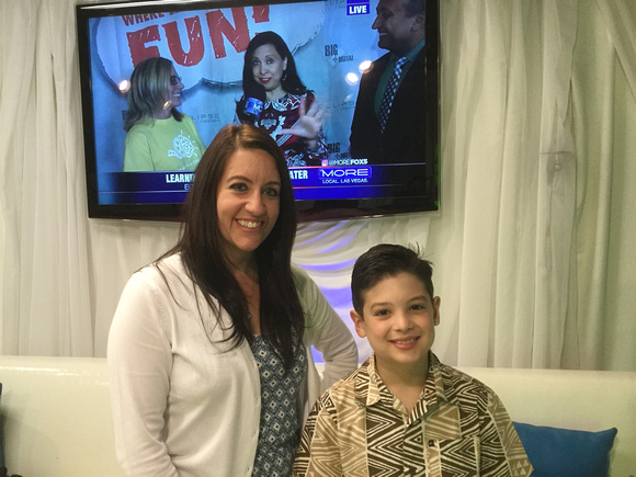 Ms Allyson Sargeant & Jake in Fox5 Green Room